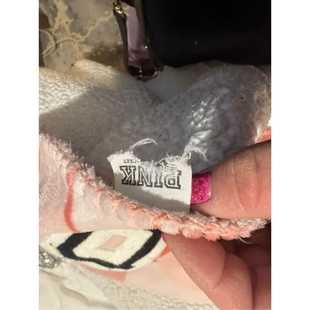 VS PINK camo camouflage Sherpa teddy fur throw BLANKET guc